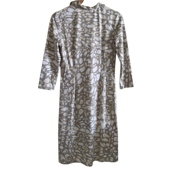 J. McLaughlin Sophia Stretch Midi Stone Print Dress Sz S - Picture 5 of 7